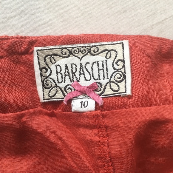 Baraschi Anthropologie Red Miniskirt - Picture 2 of 3